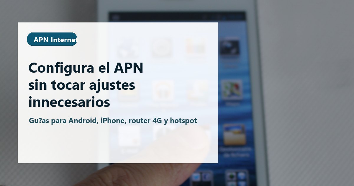 APN Maroc Telecom para Android y iPhone